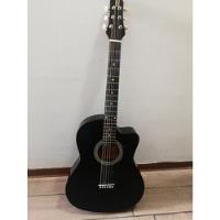 Guitarra Acústica Bilbao Bil-38c-bk + Funda. Como Nueva!, usado segunda mano  Chile 
