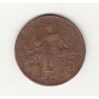 Moneda Francia 5 Centimes 1916 Primera Guerra Mundial (c85) segunda mano  Chile 