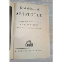 Usado, The Basic Works Of Aristotle. Firmado Humberto Maturana. segunda mano  Chile 