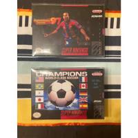 Ronaldinho Soccer 97 + Champions World Class Soccer - Snes segunda mano  Chile 