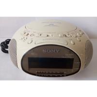 Radio Reloj Despertador Con Lector De Cd Sony , usado segunda mano  Chile 