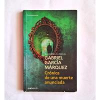 Crónica De Una Muerte Anunciada. Gabriel García Márquez. segunda mano  Chile 