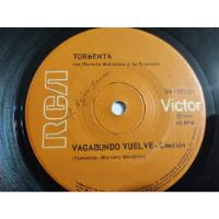 Vinilo Single De Quique Villanueva Tormenta Vagabu(ac58-v55 segunda mano  Chile 