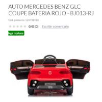 Auto Mercedes Benz Glccoupe Bateria Rojo - Bjo13-rj segunda mano  Chile 