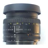 Nikon 50mm 1,8 Af D 50 Mm , usado segunda mano  Chile 