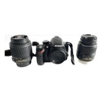  Camara Nikon D3200 + Lente 18-55mm + Lente 55-200mm + Kit segunda mano  Chile 