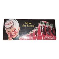 Usado, Cartel Publicitario Coca Cola 1991 Vintage More For Home segunda mano  Chile 