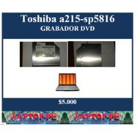 Grabador Dvd Toshiba Satellite A215-sp5816 segunda mano  Chile 