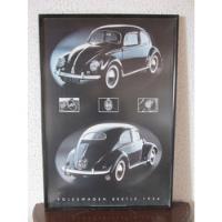 Antiguo Afiche Aleman Volkswagen Escarabajo De Coleccion segunda mano  Providencia