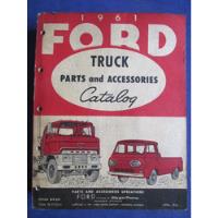 Antiguo Libro Camiones Ford Año 1961 De Coleccion  Escaso, usado segunda mano  Chile 
