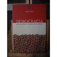 Democracia - José Nun segunda mano  Chile 