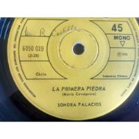 Vinilo Single De La Sonora Palacios  Caracoleando( L L -59 segunda mano  Chile 