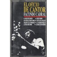 Cassette: Facundo Cabral,el Oficio De Cantor. segunda mano  Chile 