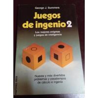 Juegos De Ingenio 2 George J. Summers segunda mano  Chile 