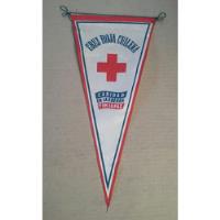 Usado, Banderin Cruz Roja Chilena  Caridad En La Guerra  En La Paz segunda mano  Chile 