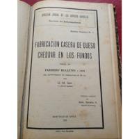Libro Fabricación Casera Queso Cheddar Boletin Agricola segunda mano  Chile 