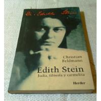 Edith Stein Judía, Filósofa Y Carmelita. Feldmann, Christian segunda mano  Chile 