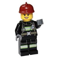 Lego Minifigura Bombero Firefighter Mujer  segunda mano  Chile 